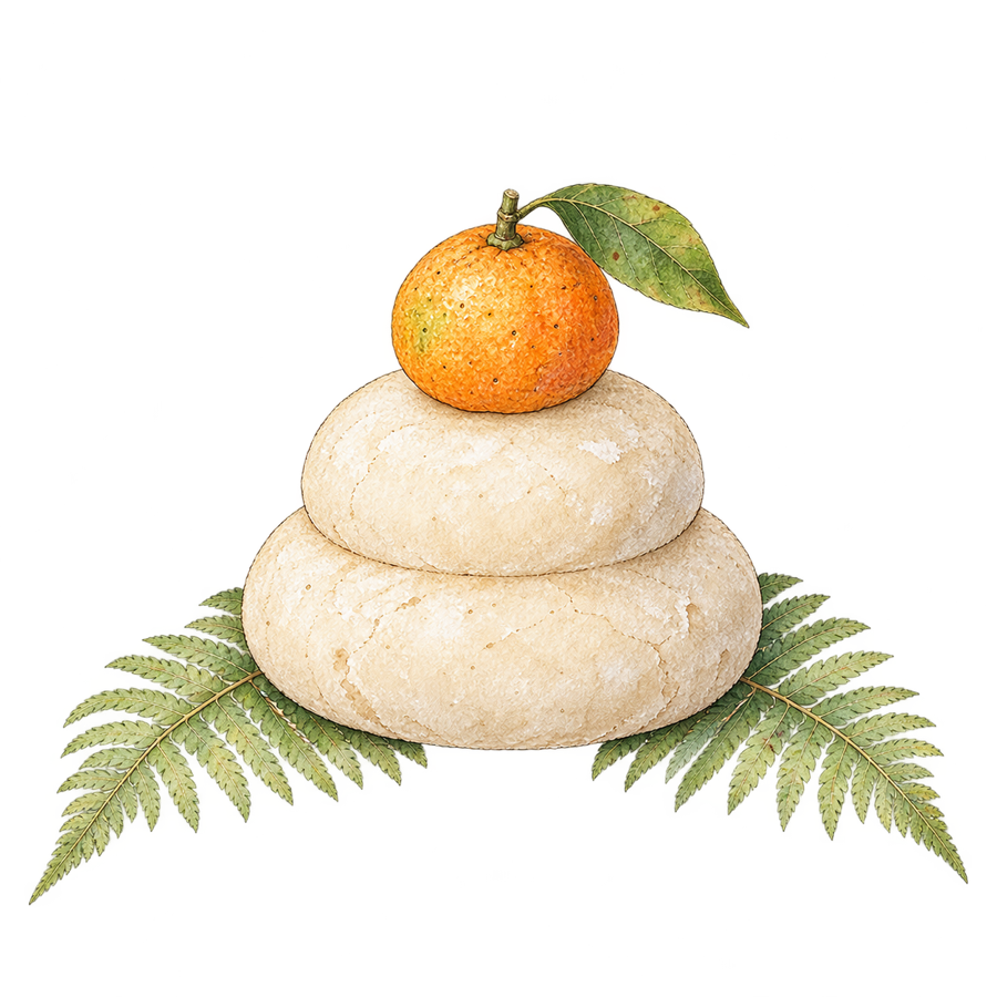鏡餅の絵